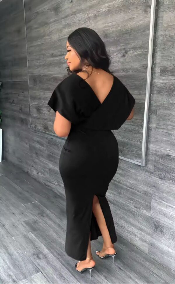 V Neck Party Dress - Image 4