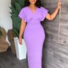 V Neck Party Dress
